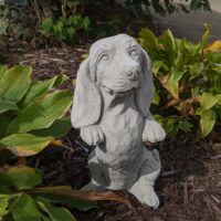 Concrete Dog, Dachshund, Standing