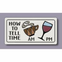 Ceramic Magnet, Tell Time