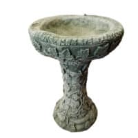 Concrete Bird Bath, Ivy