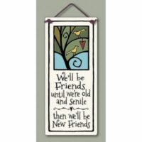 Ceramic Plaque, New Friends