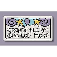 Ceramic Magnet, Grandchildren Spoiled