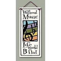 Ceramic Plaque, B Flat
