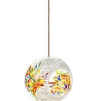 Glass Fly-Through Hanging Bird Feeder