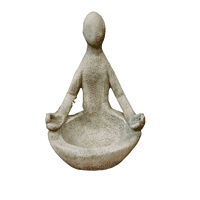Concrete Bird Bath, Yoga