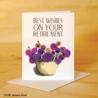 Printed Canvas Card, Retirement2