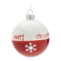 Merry Christmas Ball Ornament