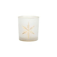 Gold Snowflake Votive Holder, Set Of 3