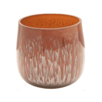 Brown Glass Tealight Holder