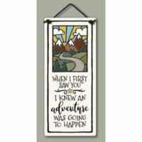 Ceramic Plaque, First Saw