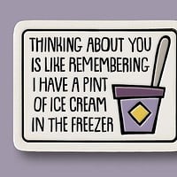 Ceramic Magnet, Ice Cream