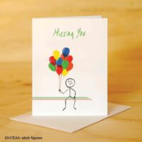 Printed Canvas Card, Miss You