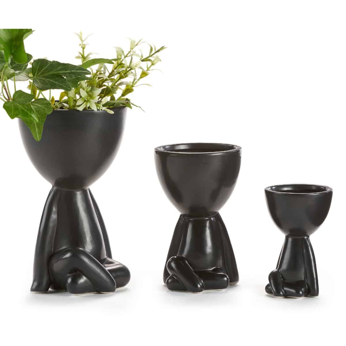 Novelty Planters, Planters & Pottery > Sitting Figure Planter The