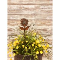 Rustic Sunflower Stake