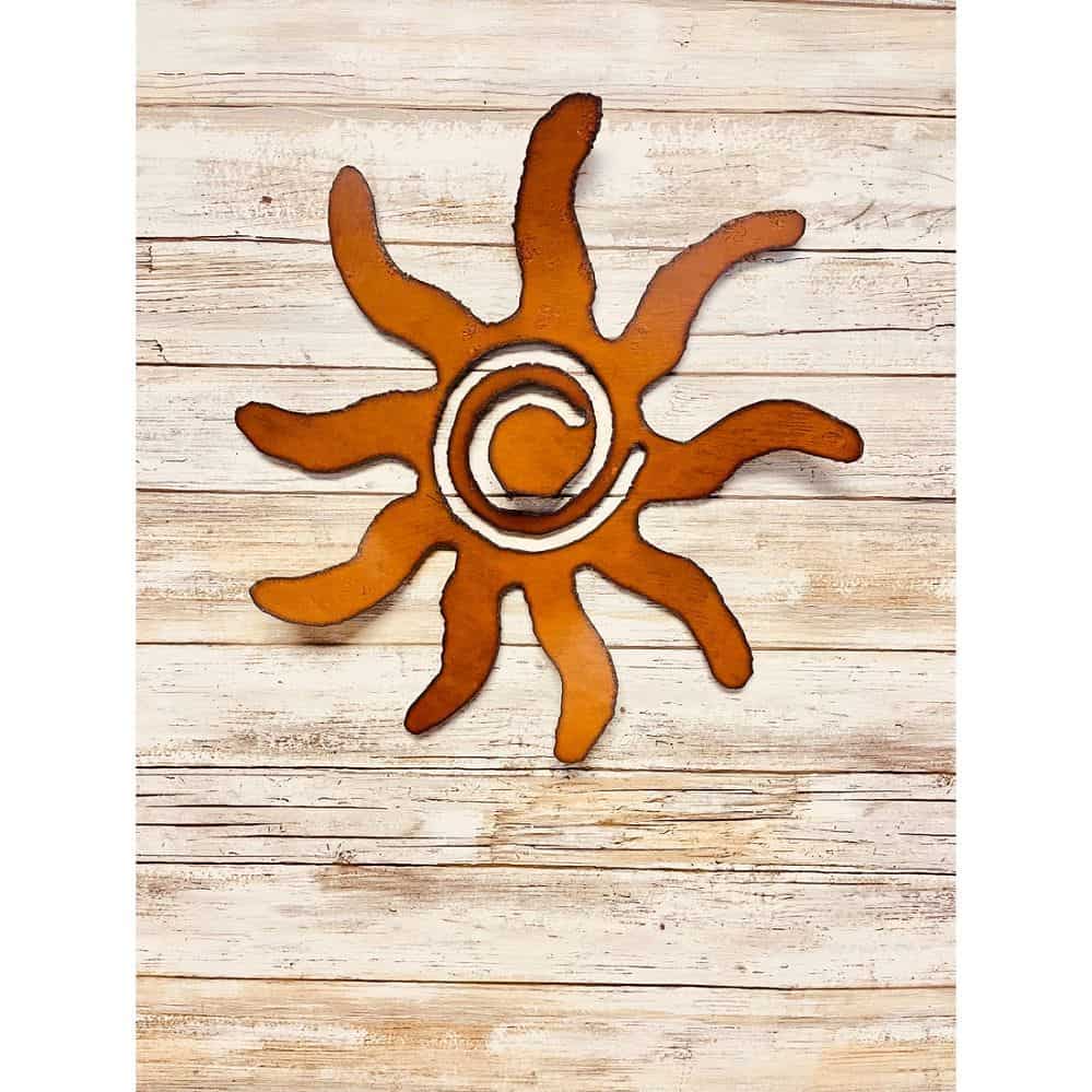 Fence & Wall Art, Garden Décor, Indoor & Outdoor Décor > Rustic Sun