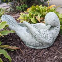 Concrete Dove Planter