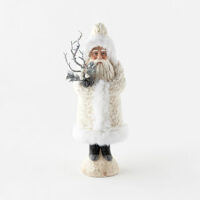 White Furry Belsnickle Santa
