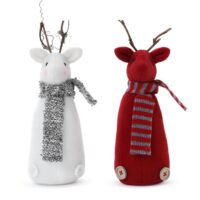 Plush Deer With Scarf