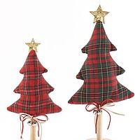 Plaid Felt Tree