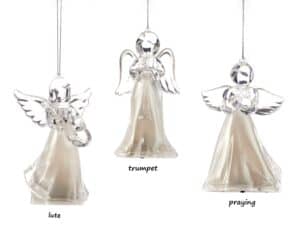 Acrylic Led Angel Ornament