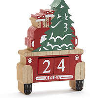 Wood Truck Countdown Calendar