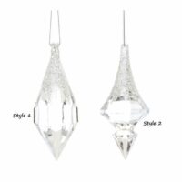 Glittered Prism Ornament