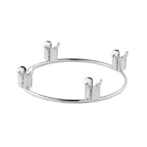 Advent Candle Holder, Silver