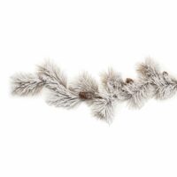 Flocked Pine Garland