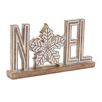 Resin Noel Desk Sign