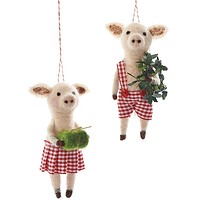 Holiday Pig Ornament