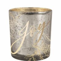 Joy Glass Votive Holder