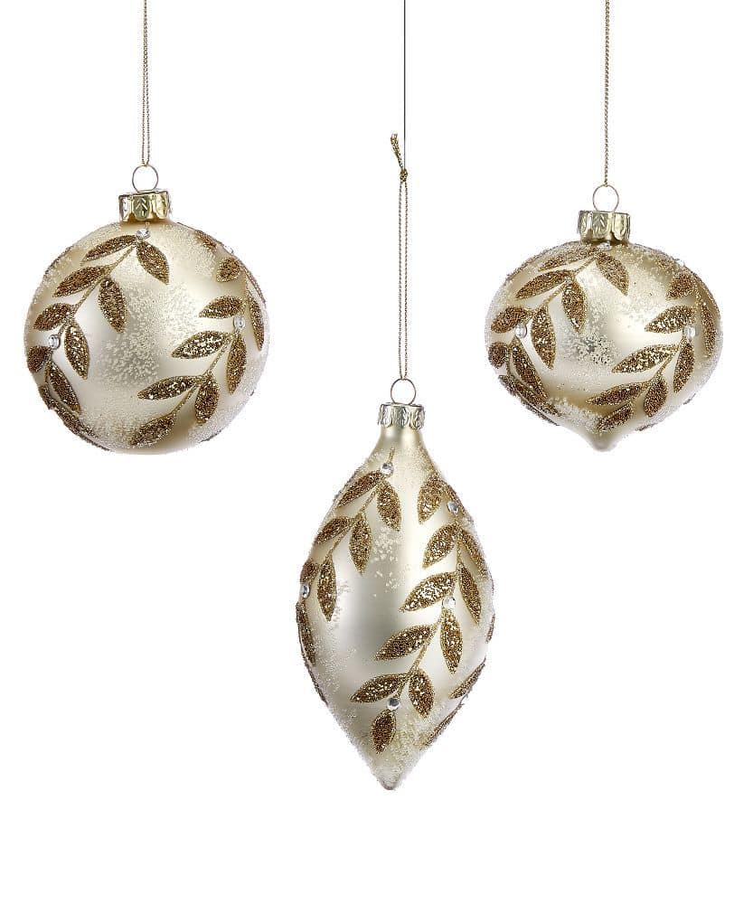 Holiday Elegant Ornaments, Holiday Ornaments, Holiday Winter > Glitter