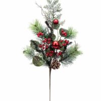 Cone Berry Ornament Spray