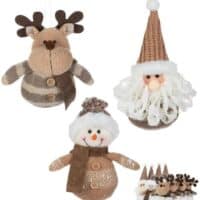 Plush Rustic Ornament