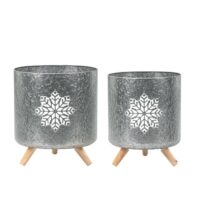 Snowflake Tripod Pot Cover