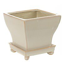 Square Beige Planter
