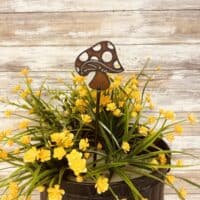 Rustic Mushroom Stake