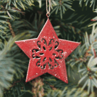 Red Star Ornament