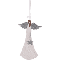 Glitter Angel Ornament