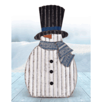 Snowman Porch Sitter