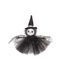 Halloween Zombie Witch Ornament