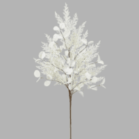 White Glitter Eucalyptus Juniper Spray