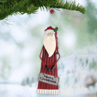 Santa Ornament