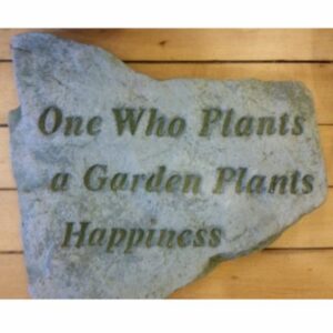Concrete Garden Stone, One Who Plants