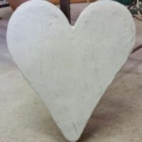 Concrete Garden Stone, Heart, Large