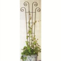 Wave Pot Trellis, Green