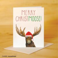 Printed Canvas Card, Moosehead