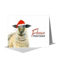 Printed Canvas Card, Fleece