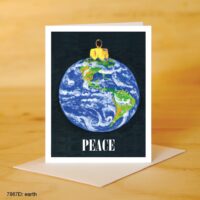 Printed Canvas Card, Peace
