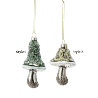 Green Cap Mushroom Ornament