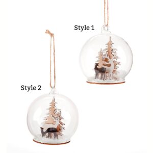 Glass Dome Ornament